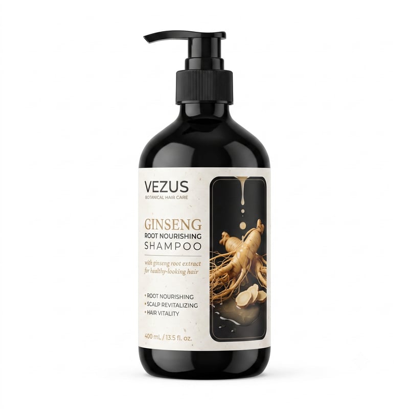 VEZUS Natural Botanical Ginseng Root Nourishing Shampoo 400ml