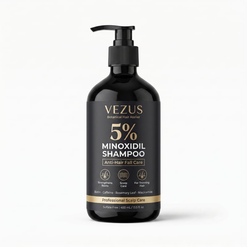 VEZUS 5% Minoxidil Anti-Hair Fall Shampoo 400ml